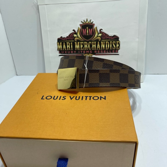 Louis Vuitton Belt in Damier Ebene size 28/70. Made in Spain. With box - Picture 3 of 8